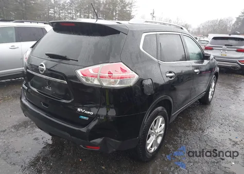 2014 Nissan Rogue Sv z USA, uszkodzony, nr VIN 5N1AT2MV0EC751095